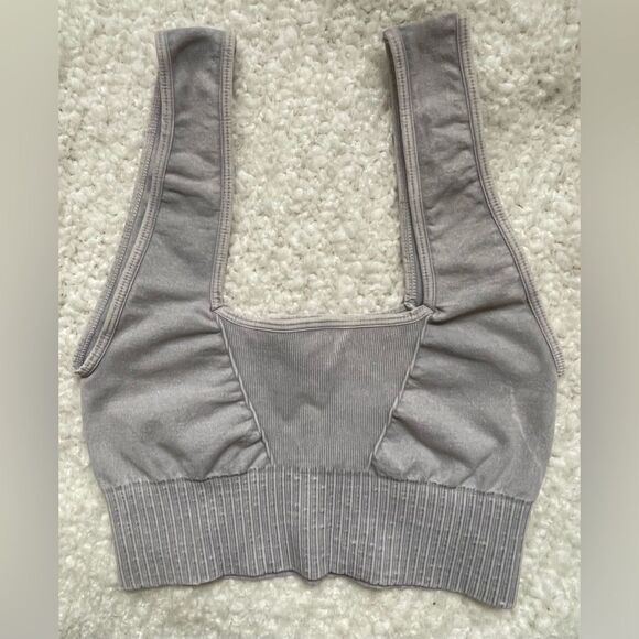 NEW Free People Movement Good Karma Square Neck Crop Top Size Small - Picture 9 of 11